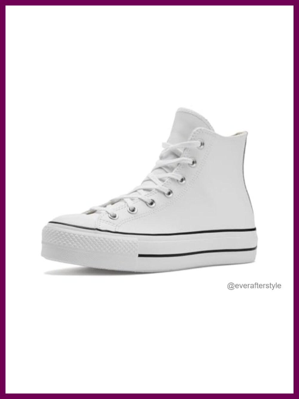 Converse Chuck Taylor High-top Platform Leather Sneakers